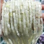 No_276_Natural Serpentine Jade Rectangle Nugget_4*7mm_(Sold Per Strand)