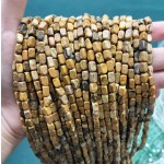 No_279_Natural Picture Jasper Rectangle Nugget_4*7mm_(Sold Per Strand)