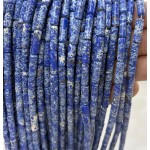No_2102_Synthetic Dark Blue Imperial Jasper Round Tube_4*13mm_(Sold Per Strand)