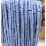 No_2153_Synthetic Purple Agate Round Tube_4*13mm_(Sold Per Strand)