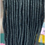 No_2212_Natural Black Stone Disc (heishi) Spacer Beads_4*2mm_(Sold Per Strand)