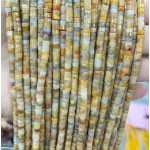 No_2217_Natural Crazy Agate Disc (heishi) Spacer Beads_4*2mm_(Sold Per Strand)