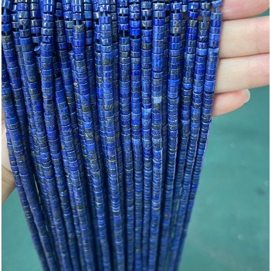 No_2230_Enhanced Lapis Lazuli Disc (heishi) Spacer Beads_4*2mm_(Sold Per Strand)