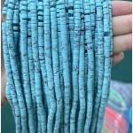 No_2240_Synthetic Light Green Turquoise Disc (heishi) Spacer Beads_4*2mm_(Sold Per Strand)
