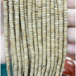 No_2268_Natural Yellow Sandstone Disc (heishi) Spacer Beads_4*2mm_(Sold Per Strand)