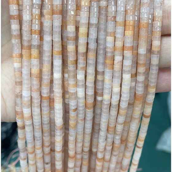 No_2271_Natural Pink Aventurine Disc (heishi) Spacer Beads_4*2mm_(Sold Per Strand)