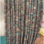 No_2272_Natural Red Turquoise Disc (heishi) Spacer Beads_4*2mm_(Sold Per Strand)
