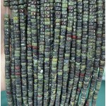 No_2275_Natural Dragon Blood Jasper Disc (heishi) Spacer Beads_4*2mm_(Sold Per Strand)