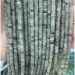 No_2278_Natural White Labradorite Disc (heishi) Spacer Beads_4*2mm_(Sold Per Strand)
