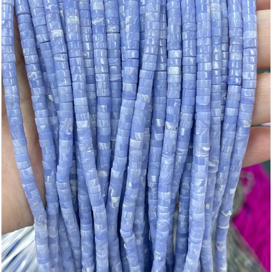 No_2289_Synthetic Purple Agate Disc (heishi) Spacer Beads_4*2mm_(Sold Per Strand)