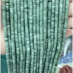 No_2296_Natural Lushan Jade Disc (heishi) Spacer Beads_4*2mm_(Sold Per Strand)