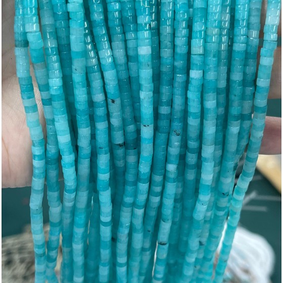 No_2305_Amazonite Like Chalcedony Disc (heishi) Spacer Beads_4*2mm_(Sold Per Strand)