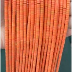 No_2310_Synthetic Orange Stone Disc (heishi) Spacer Beads_4*2mm_(Sold Per Strand)