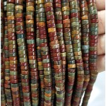 No_2326_Natural Red Turquoise Disc (heishi) Spacer Beads_6*3mm_(Sold Per Strand)