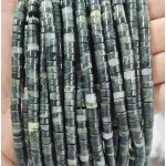 No_2328_Natural Green Labradorite Disc (heishi) Spacer Beads_6*3mm_(Sold Per Strand)