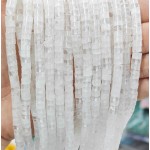 No_2329_Natural White Crystal Disc (heishi) Spacer Beads_6*3mm_(Sold Per Strand)