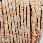 No_2333_Natural Pink Opal Disc (heishi) Spacer Beads_6*3mm_(Sold Per Strand)