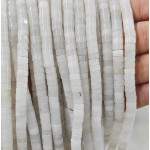 No_2339_Natural White Jade Disc (heishi) Spacer Beads_6*3mm_(Sold Per Strand)