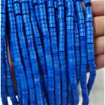 No_2347_Synthetic Dark Blue Stone Disc (heishi) Spacer Beads_6*3mm_(Sold Per Strand)