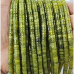 No_2372_Natural Southern Jade Disc (heishi) Spacer Beads_6*3mm_(Sold Per Strand)