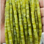 No_2382_Natural Lemon Jade Disc (heishi) Spacer Beads_6*3mm_(Sold Per Strand)