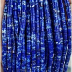 No_2398_Synthetic Navy Blue Imperial Jasper Disc (heishi) Spacer Beads_6*3mm_(Sold Per Strand)