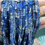 No_2443_Enhanced Navy Blue Imperial Jasper Rectangle_4*13mm_(Sold Per Strand)