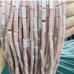 No_2453_Natural Pink Opal Rectangle_4*13mm_(Sold Per Strand)