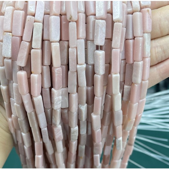 No_2453_Natural Pink Opal Rectangle_4*13mm_(Sold Per Strand)