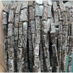 No_2487_Natural Coffee Snowflake Stone Rectangle_4*13mm_(Sold Per Strand)