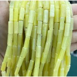 No_2536_Natural Lemon Jade Rectangle_4*13mm_(Sold Per Strand)