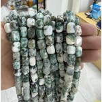No_2584_Natural Tree Agate Rectangle Nugget Beads_8*12mm_(Sold Per Strand)