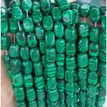 No_2592_Synthetic Malachite Rectangle Nugget Beads_8*12mm_(Sold Per Strand)