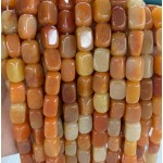 No_2595_Natural Red Aventurine Rectangle Nugget Beads_8*12mm_(Sold Per Strand)
