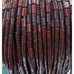 No_2639_Natural Red Poppy Jasper Cylinder_5*8mm_(Sold Per Strand)