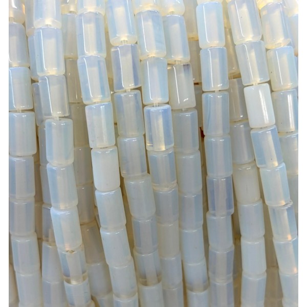No_2659_Synthetic Opal Cylinder_5*8mm_(Sold Per Strand)