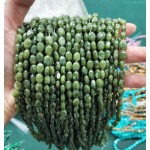 No_309_Natural Southern Jade Egg Shaped Bead_6*8mm_(Sold Per Strand)