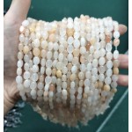 No_320_Natural Ice (translucent Grade) Pink Aventurine Egg Shaped Bead_6*8mm_(Sold Per Strand)