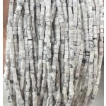 No_361_Natural White Turquoise Cube Beads_3mm_(Sold Per Strand)