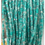 No_389_Synthetic Green Imperial Jasper Cube Beads_3mm_(Sold Per Strand)