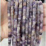 No_433_Natural Amethyst Cylinder_6*6mm_(Sold Per Strand)