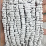 No_456_Natural White Turquoise Center Drilled (short) Marquise Beads_4*8mm_(Sold Per Strand)
