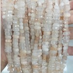 No_475_Natural Ice (translucent Grade) Pink Aventurine Center Drilled (long) Marquise Beads_4*8mm_(Sold Per Strand)