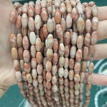 No_503_Natural Red Network Jasper Beads_5*12mm_(Sold Per Strand)