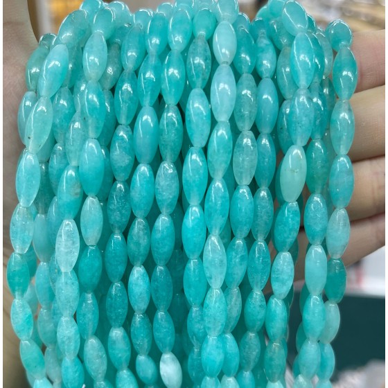 No_510_Imitated Amazonite Chalcedony Beads_5*12mm_(Sold Per Strand)