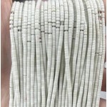 No_524_Natural Magnesite Small Cylinder_2*2mm_(Sold Per Strand)