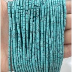 No_536_Synthetic Blue Turquoise Small Cylinder_2*2mm_(Sold Per Strand)