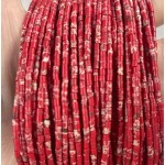 No_548_Synthetic Red Imperial Jasper Small Cylinder_2*2mm_(Sold Per Strand)