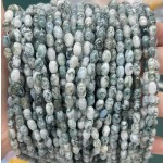 No_593_Natural Tree Agate Beads_4*6mm_(Sold Per Strand)