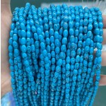 No_601_Synthetic Blue Turquoise Beads_4*6mm_(Sold Per Strand)